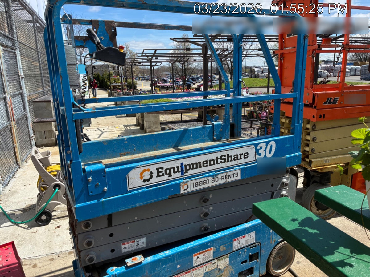 2018 Genie GS-1930 Genie GS-1930 w/Fixed Rail, Chain Entry