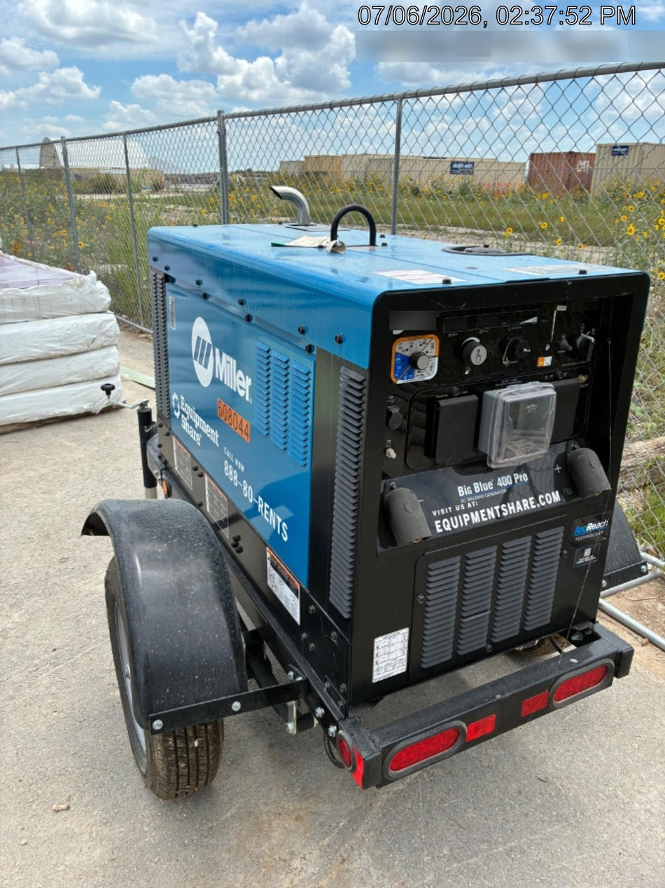 2025 MILLER ELECTRIC BIG BLUE 400
