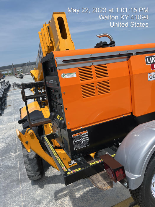 2023 Lincoln Electric LE400 Kubota V1505, Trlr, Cable Rack, Light Kit, ES Decals, T3