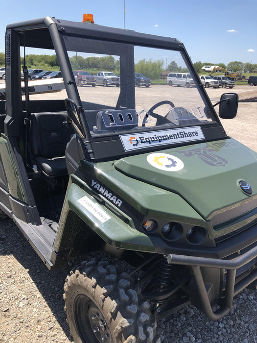 2021 Yanmar YU1000 Canopy, Steel Wheel, Poly WindShield, Beacon, Backup Alarm