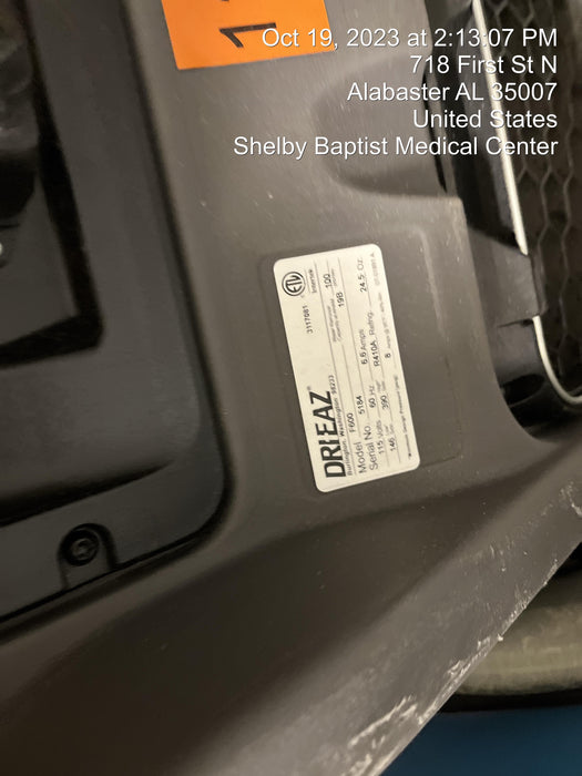 2020 DRI-EAZ LGR6000Li