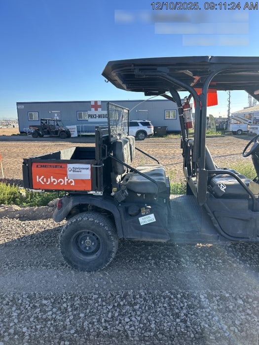 2022 Kubota RTV-X1140W-H Plastic Canopy, Windshield Acrylic Clear, LED Strobe Light, Wire Harness Kit, Back up Alarm