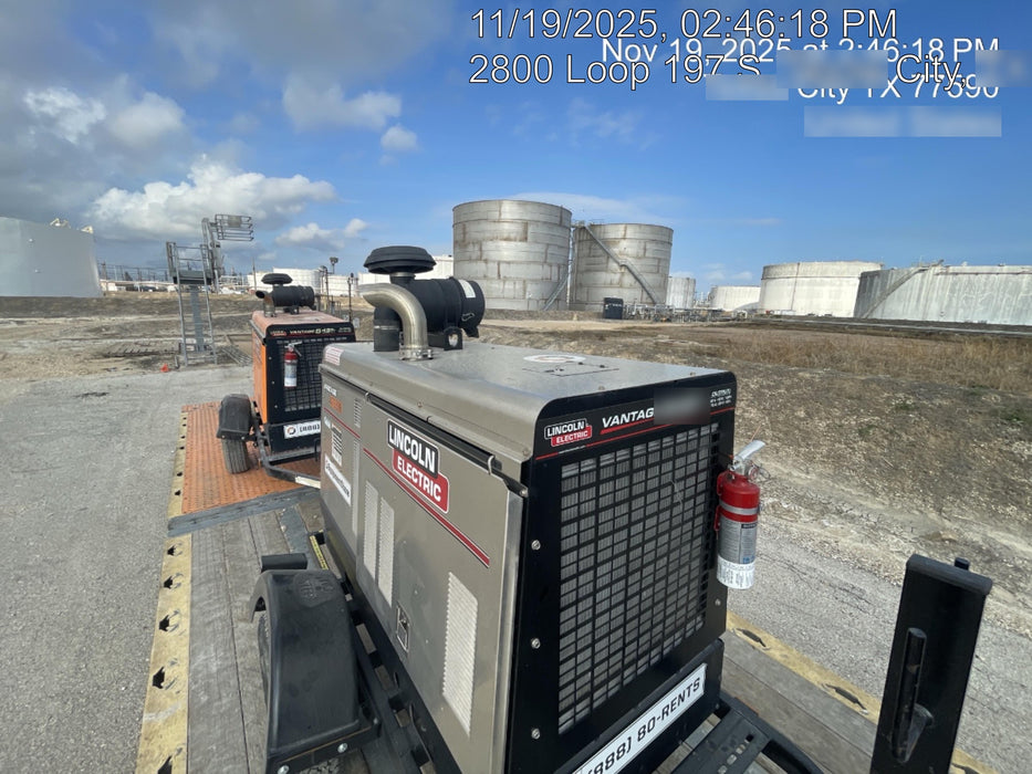 2024 Lincoln Electric Vantage 549X Vantage 549X Ready Pak 3 w/ Telematics & Decals, Stainless (Includes Trailer, Cable Rack, Fender Light Kit), part #K3534-2-RP3MES