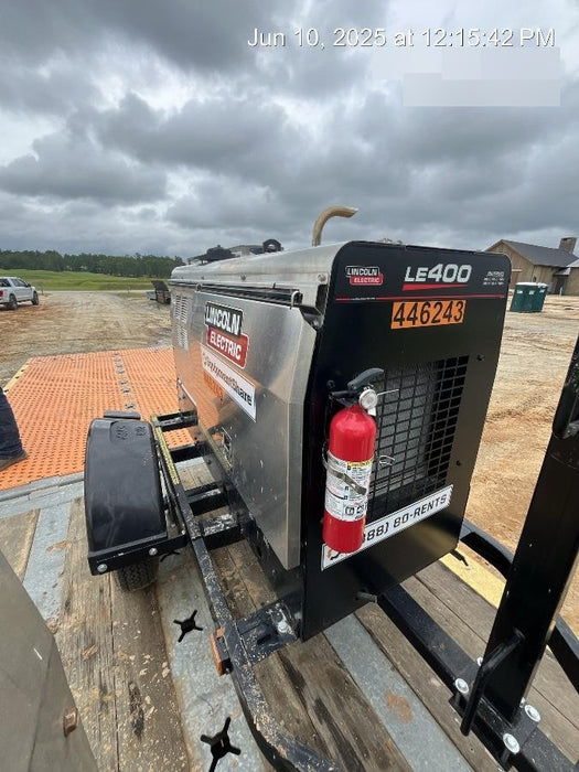 2024 Lincoln Electric LE400 Kubota V1505, Trlr, Cable Rack, Light Kit, ES Decals, T3