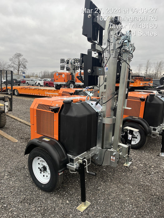 2024 Wanco WLTT-4MM4K Diesel, Deep Sea Controller, Shore Power Plug, Auto Start, (4) 350W LED Floodlights, 4kW Generator, 60 Gal Fuel Tank, 2" Ball, T3