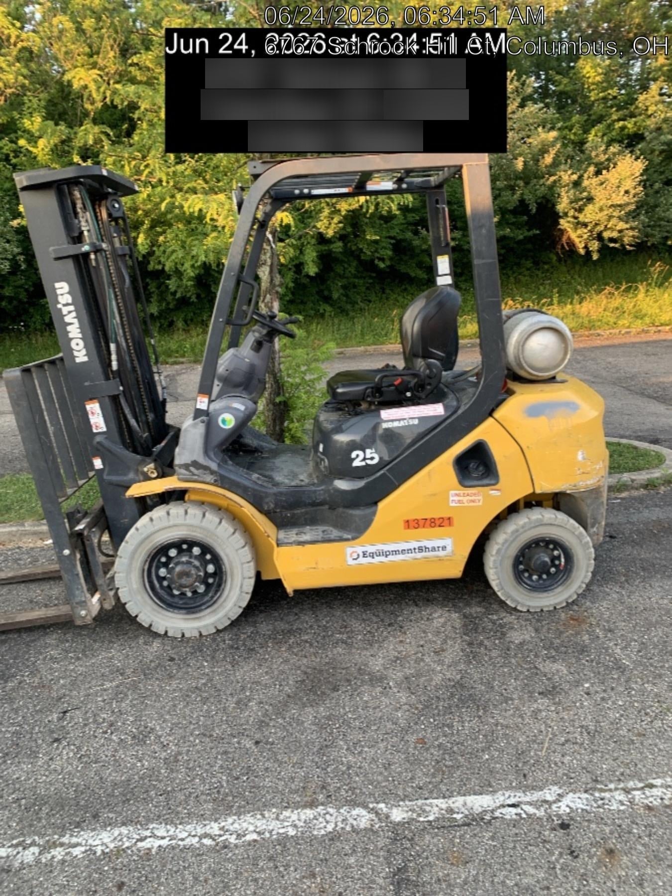 2021 KOMATSU FG25T-16