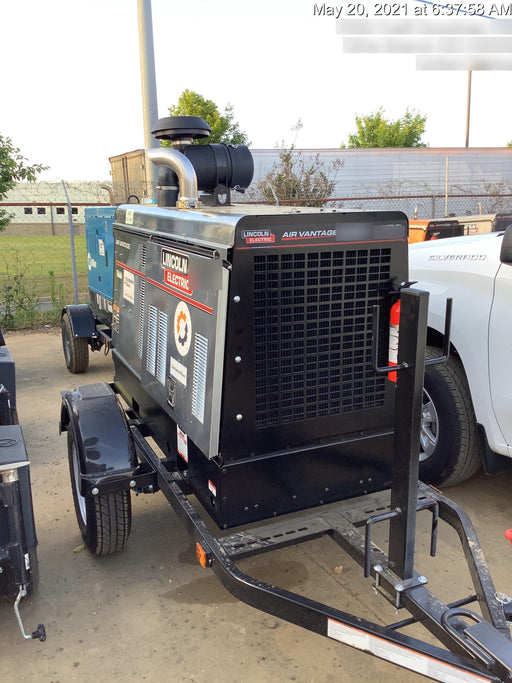 2021 Lincoln Electric Air Vantage 566 Air Vantage 566X Ready Pak 3 (includes trailer, cable rack, fender light kit); no telematics