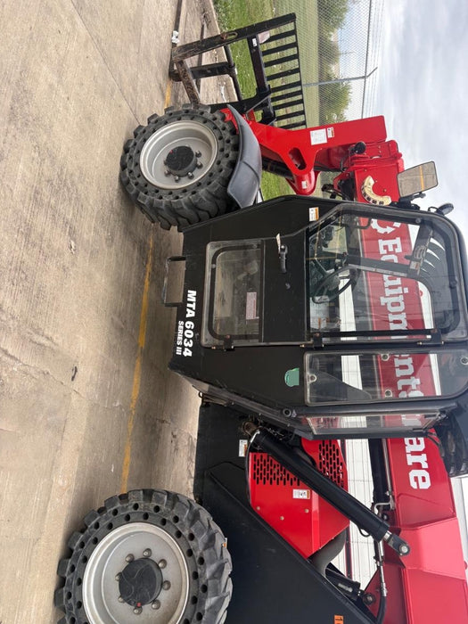 2020 Manitou MTA6034 Cab/Heat/Air, Solid Tires, Work Lights, Beacon, Aux Hydraulics, Back up Alarm, Mirrors, ES Keypad