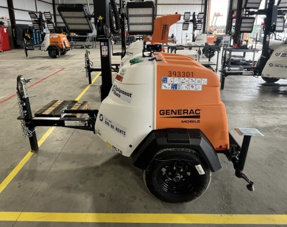 2024 Generac MLT2 Diesel, Flex Switch 120V Input, Powerzone Controller, 
(4) 320W LED Lights, 4kW Generator, 39.9 Gal Fuel Tank, 2" Ball, T3