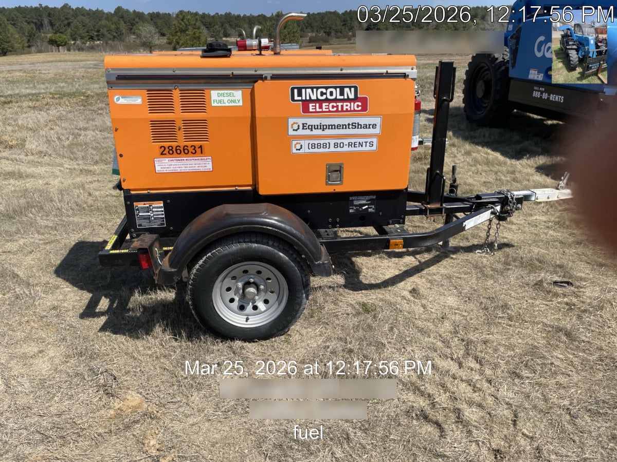 2022 Lincoln Electric LE400 Kubota V1505, Trlr, Cable Rack, Light Kit, ES Decals, T3