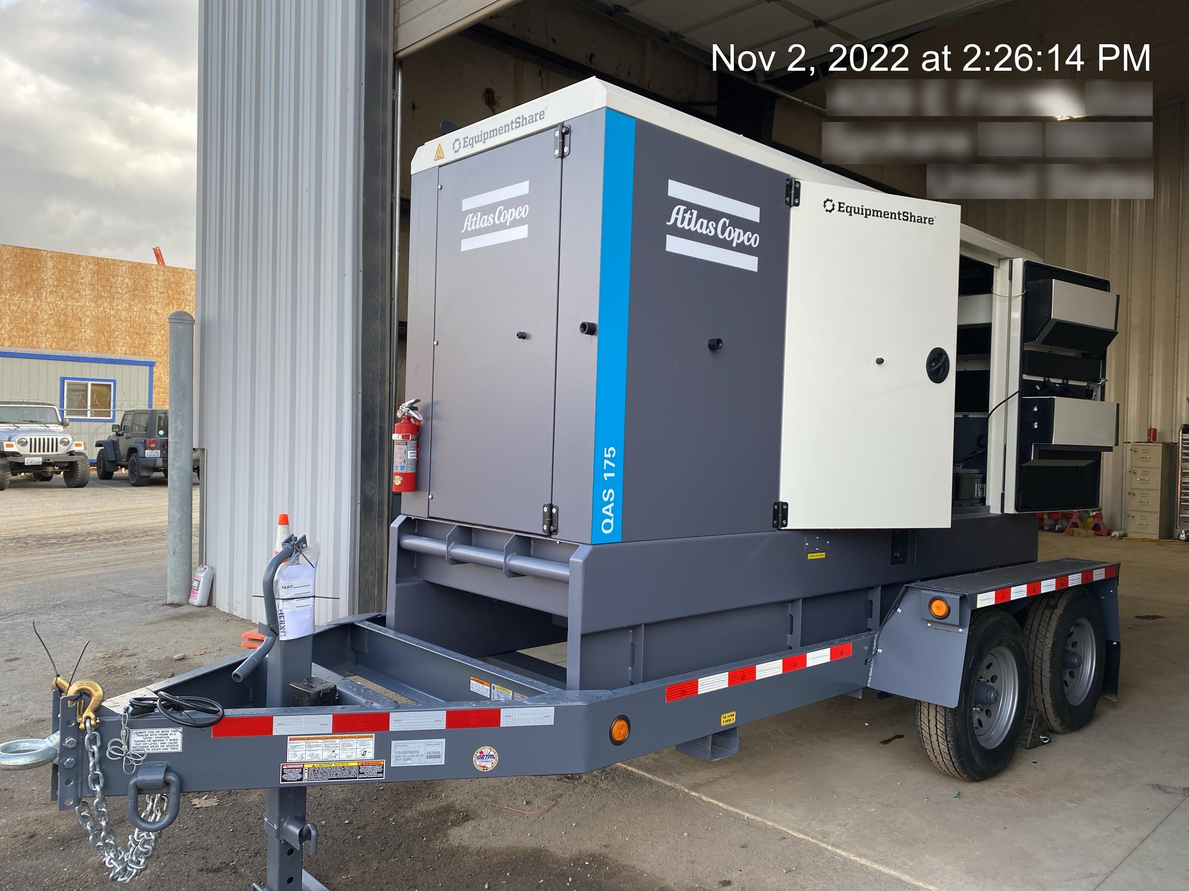 2022 ATLAS COPCO QAS 175