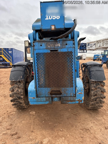 2018 Genie GTH-1056 Genie GTH-1056 w/ROPS, Work Lights, Solid Tires, RH Cab Mesh, Beacon, 60" Carriage and Forks