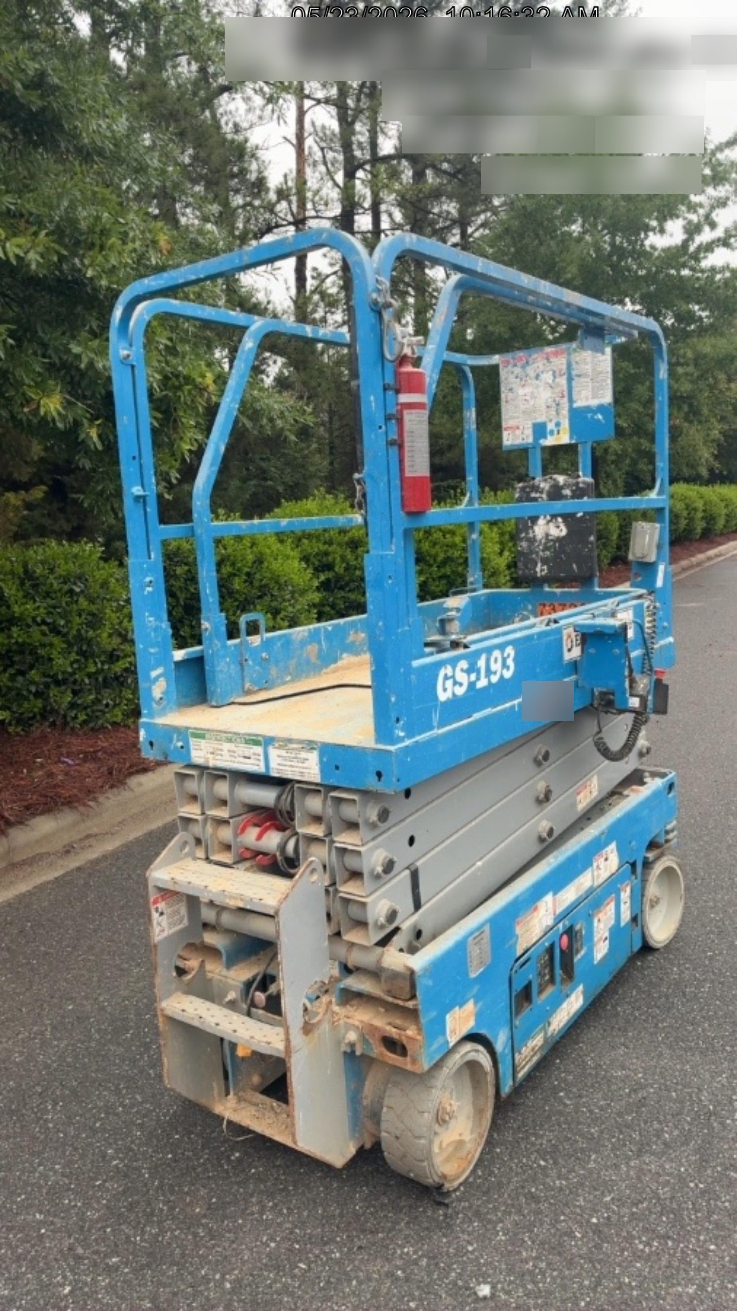 2020 Genie GS-1930 Fixed rails with chain entry gate - Pre A92.20