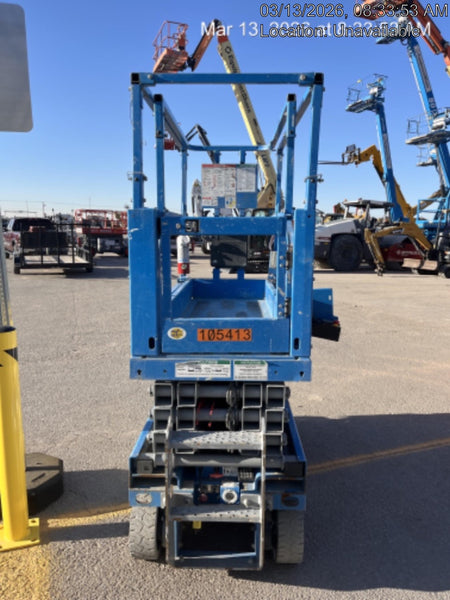 2020 Genie GS-1930 Solid Non Marking Tires, Beacon, Folding rails with half height swing gate