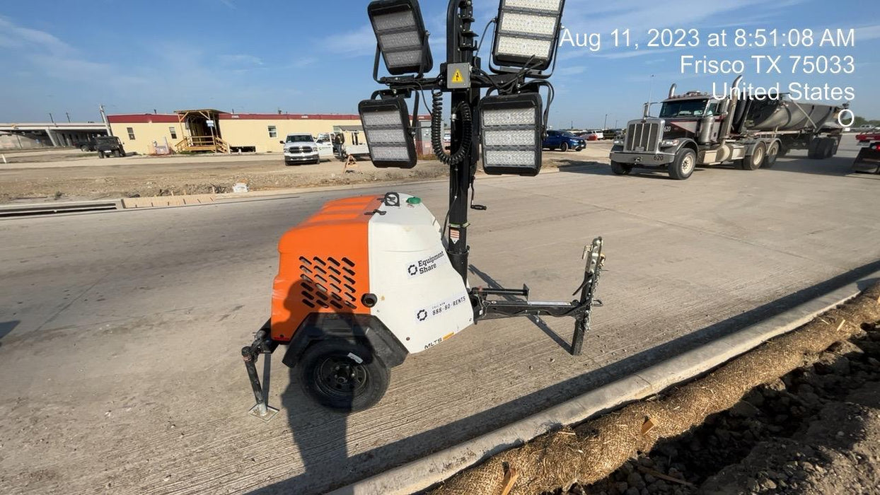 2023 Generac MLT2 Diesel, Flex Switch 120V Input, Powerzone Controller, (4) 320W LED Lights, 4kW Generator, 39.9 Gal Fuel Tank, 2" Ball, T3