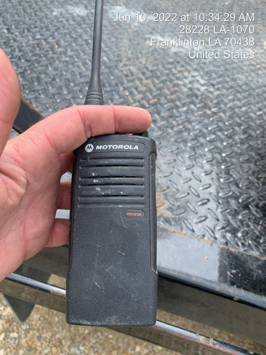 2020 MOTOROLA RDU4100