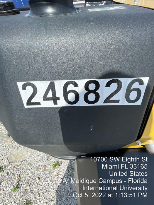 2022 Allmand NLV3GR (4) LED Light Fixture 350W, 23' Vertical Mast, 3kW Prime, Towable, ES Decals, T3