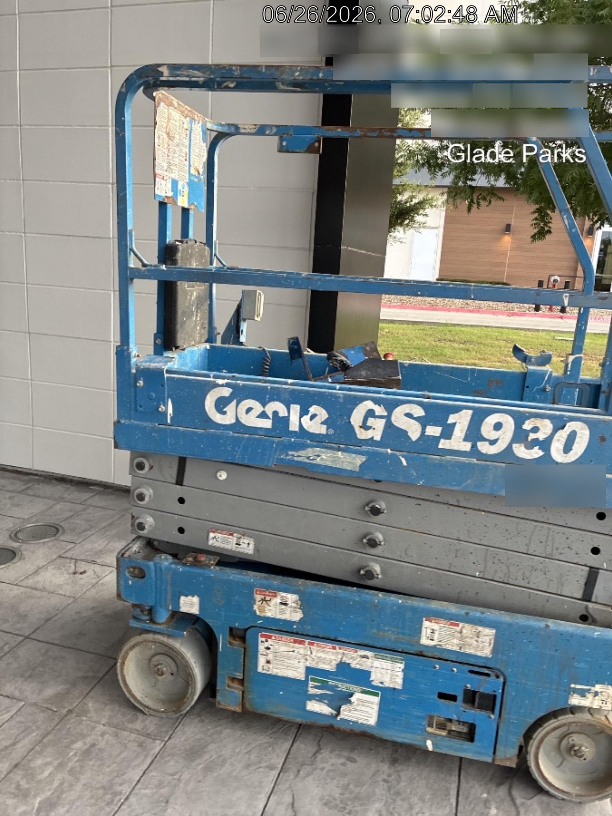 2018 Genie GS-1930 Genie GS-1930 w/Fixed Rail, Chain Entry