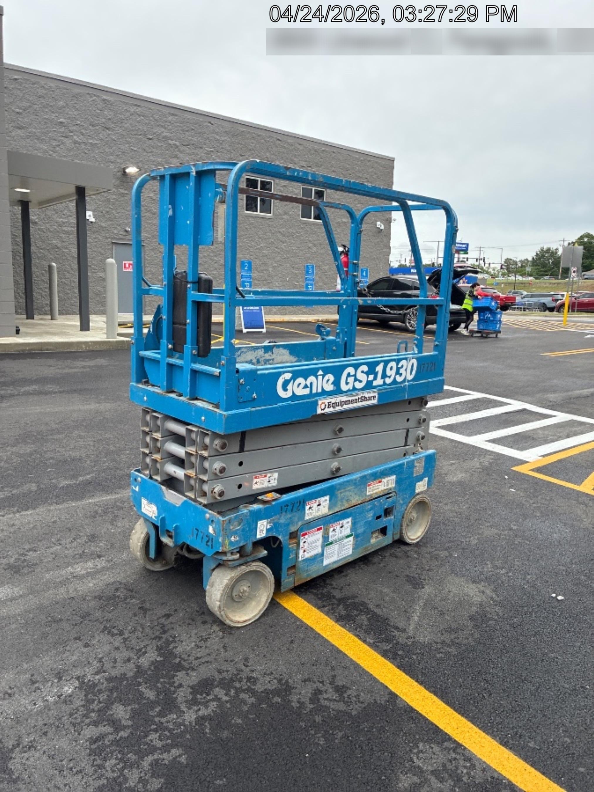2018 Genie GS-1930 Genie GS-1930 w/Fixed Rail, Chain Entry