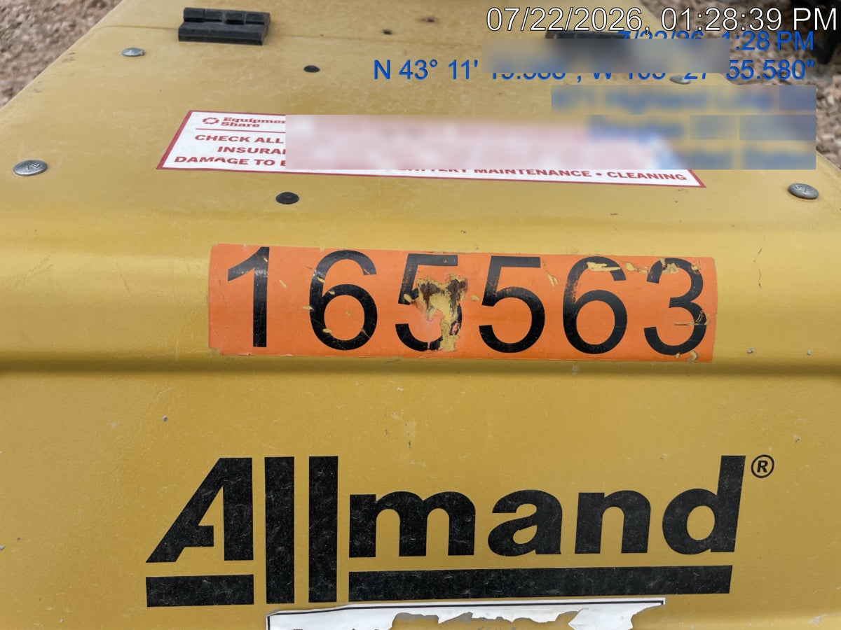 2021 Allmand NLV3GR (4) LED Light Fixture 350W, 23' Vertical Mast, 3kW Prime, Towable, Deep Sea L401, Leveling Jacks, Yanmar T4F 5.8hp