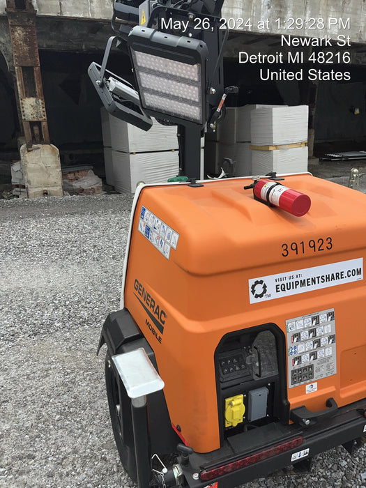 2024 Generac MLT2 Diesel, Flex Switch 120V Input, Powerzone Controller, 
(4) 320W LED Lights, 4kW Generator, 39.9 Gal Fuel Tank, 2" Ball, T3