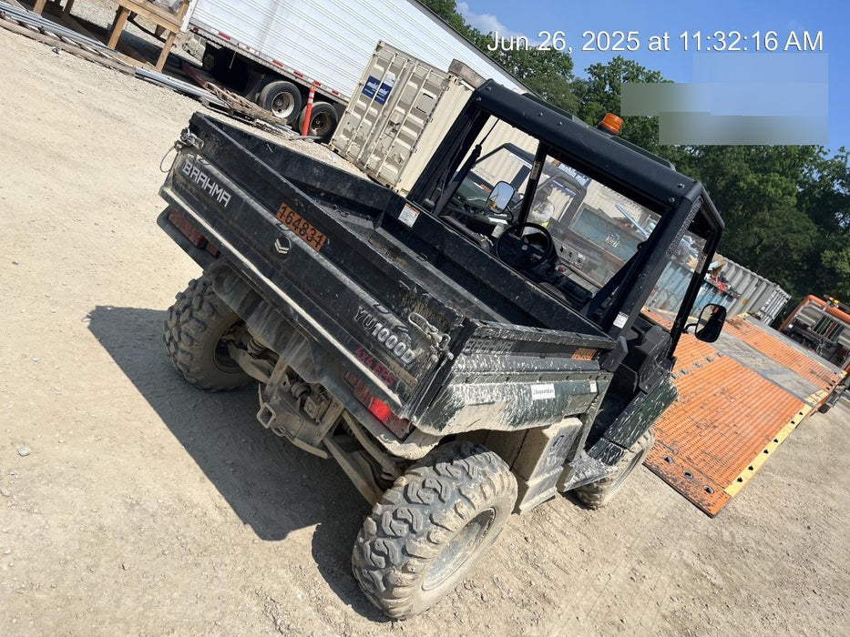 2021 Yanmar YU1000 Canopy, Steel Wheel, Poly WindShield, Beacon, Backup Alarm