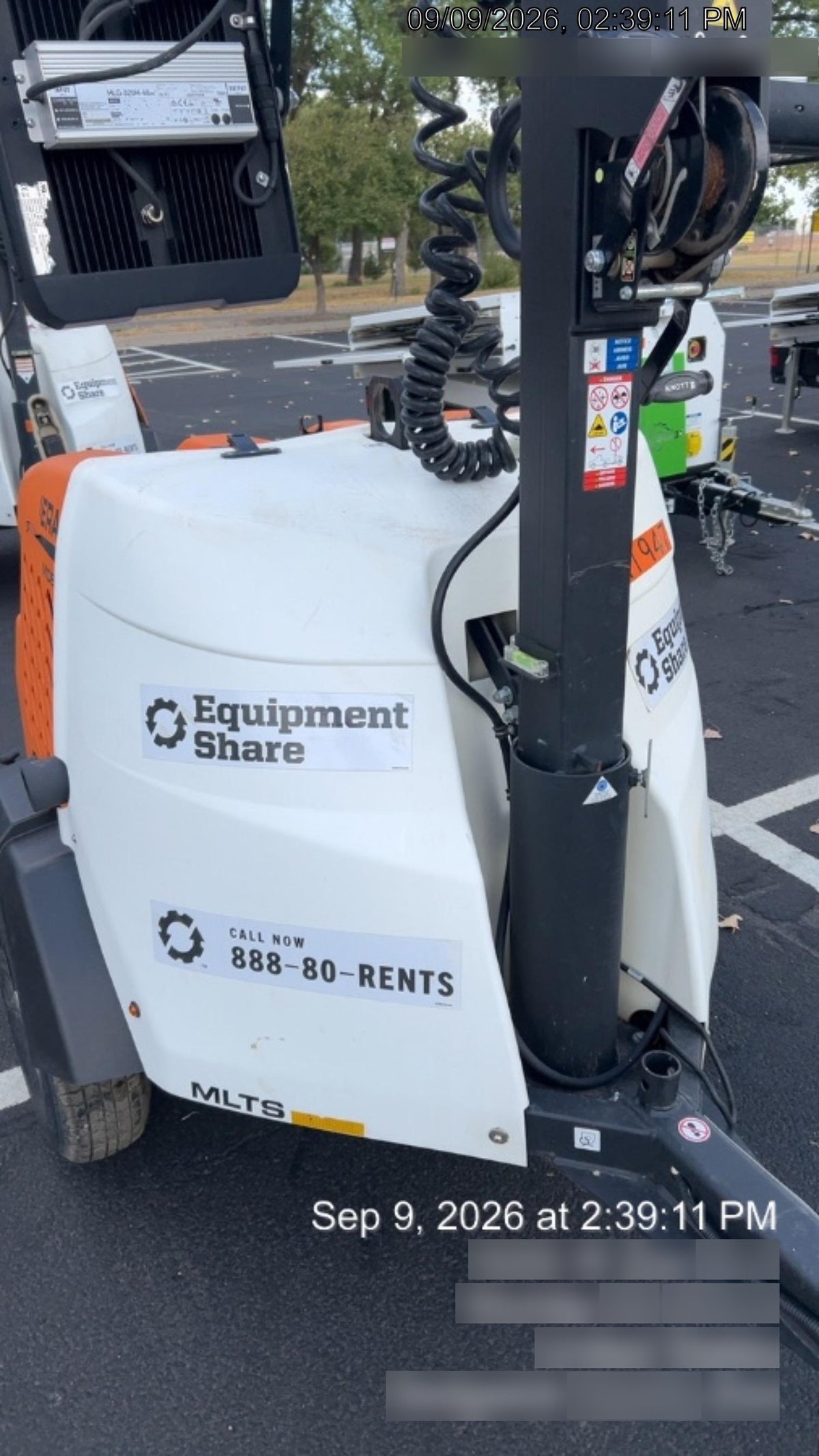 2024 Generac MLT2 Diesel, Flex Switch 120V Input, Powerzone Controller, 
(4) 320W LED Lights, 4kW Generator, 39.9 Gal Fuel Tank, 2" Ball, T3