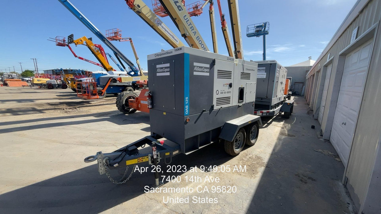 2022 ATLAS COPCO QAS 125