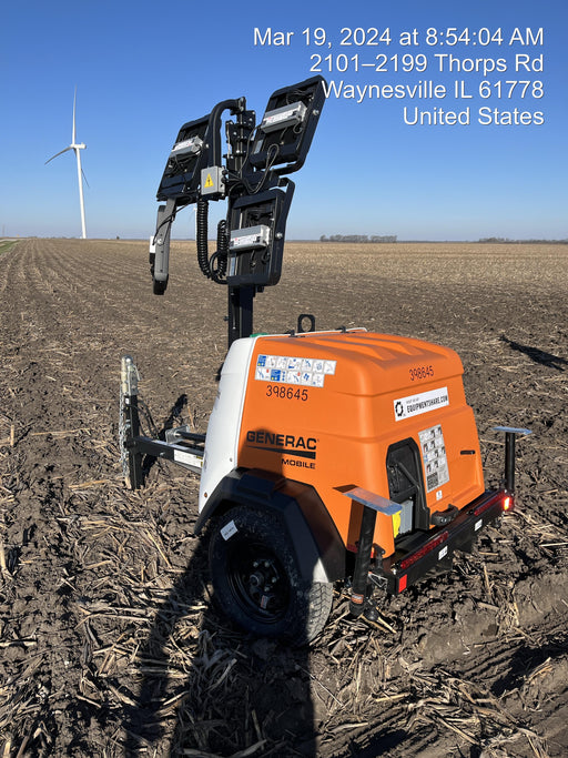 2024 Generac MLT2 Diesel, Flex Switch 120V Input, Powerzone Controller, 
(4) 320W LED Lights, 4kW Generator, 39.9 Gal Fuel Tank, 2" Ball, T3