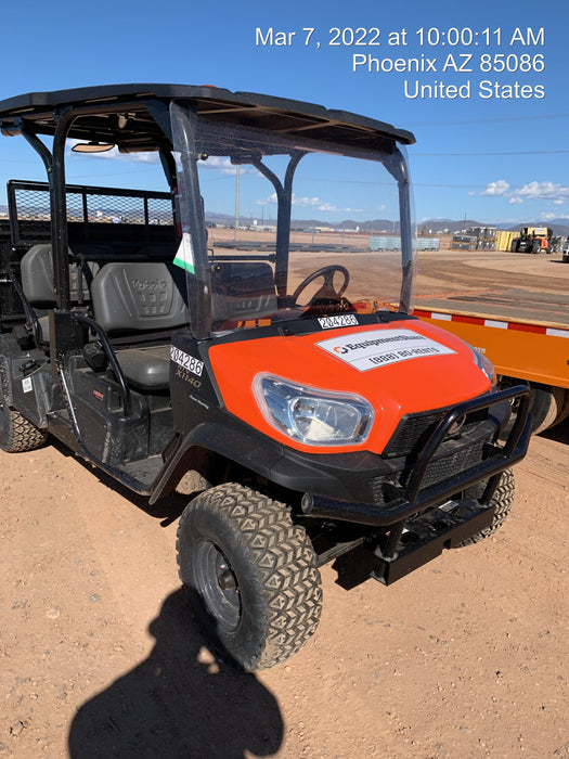 2022 Kubota RTV-X1140W-H Plastic Canopy, Windshield Acrylic Clear, LED Strobe Light, Wire Harness Kit, Back up Alarm