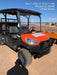 2022 Kubota RTV-X1140W-H Plastic Canopy, Windshield Acrylic Clear, LED Strobe Light, Wire Harness Kit, Back up Alarm