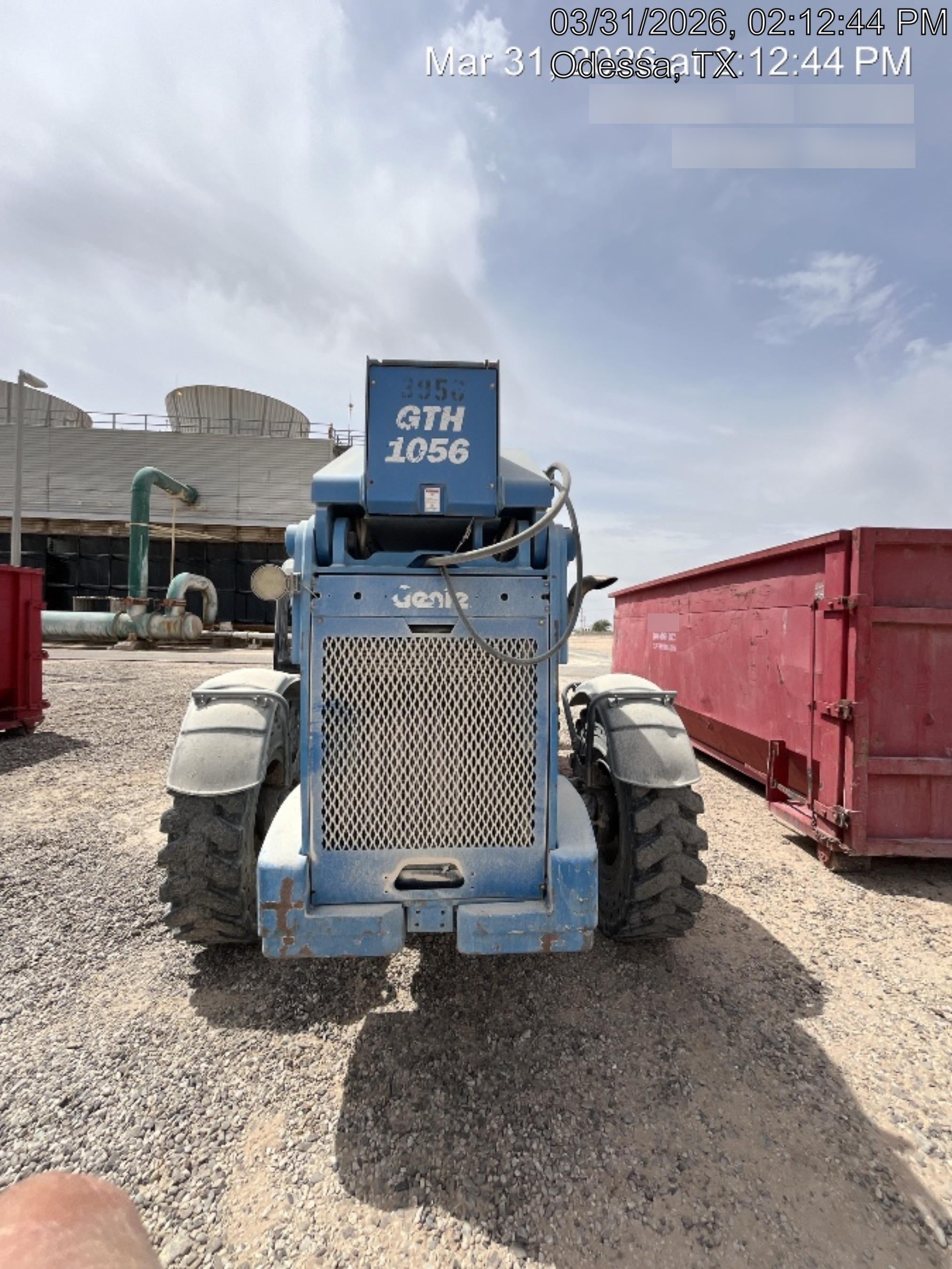 2017 Genie GTH-1056 Genie GTH1056, Solid Tires, 60" carriage, Light Kit, Open ROPS