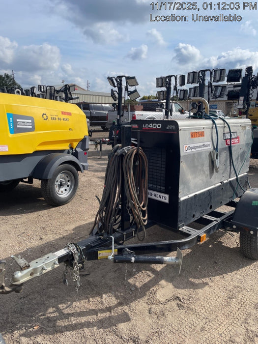 2024 Lincoln Electric LE400 Kubota V1505, Trlr, Cable Rack, Light Kit, ES Decals, T3