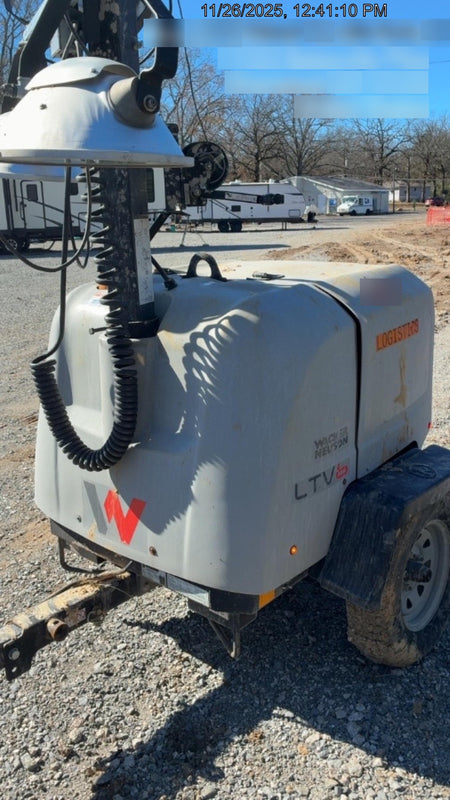 2019 Wacker Neuson LTV6L-MH Wacker Neuson LTV6L Mobile Light Tower w/Fuel Level Sensor Installed