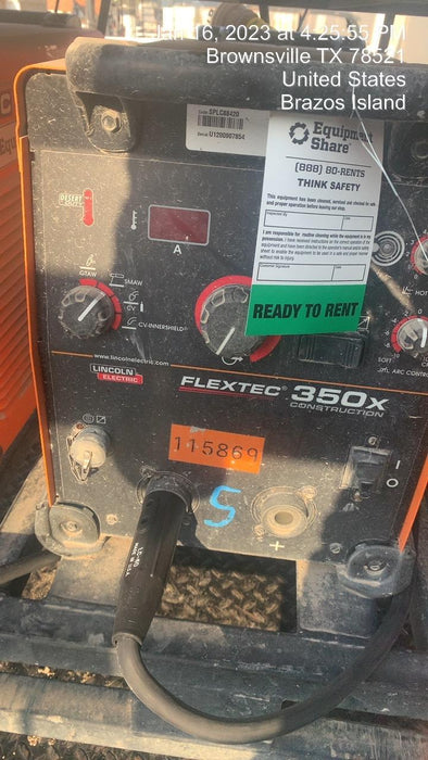 2021 LINCOLN ELECTRIC FLEXTEC 350X