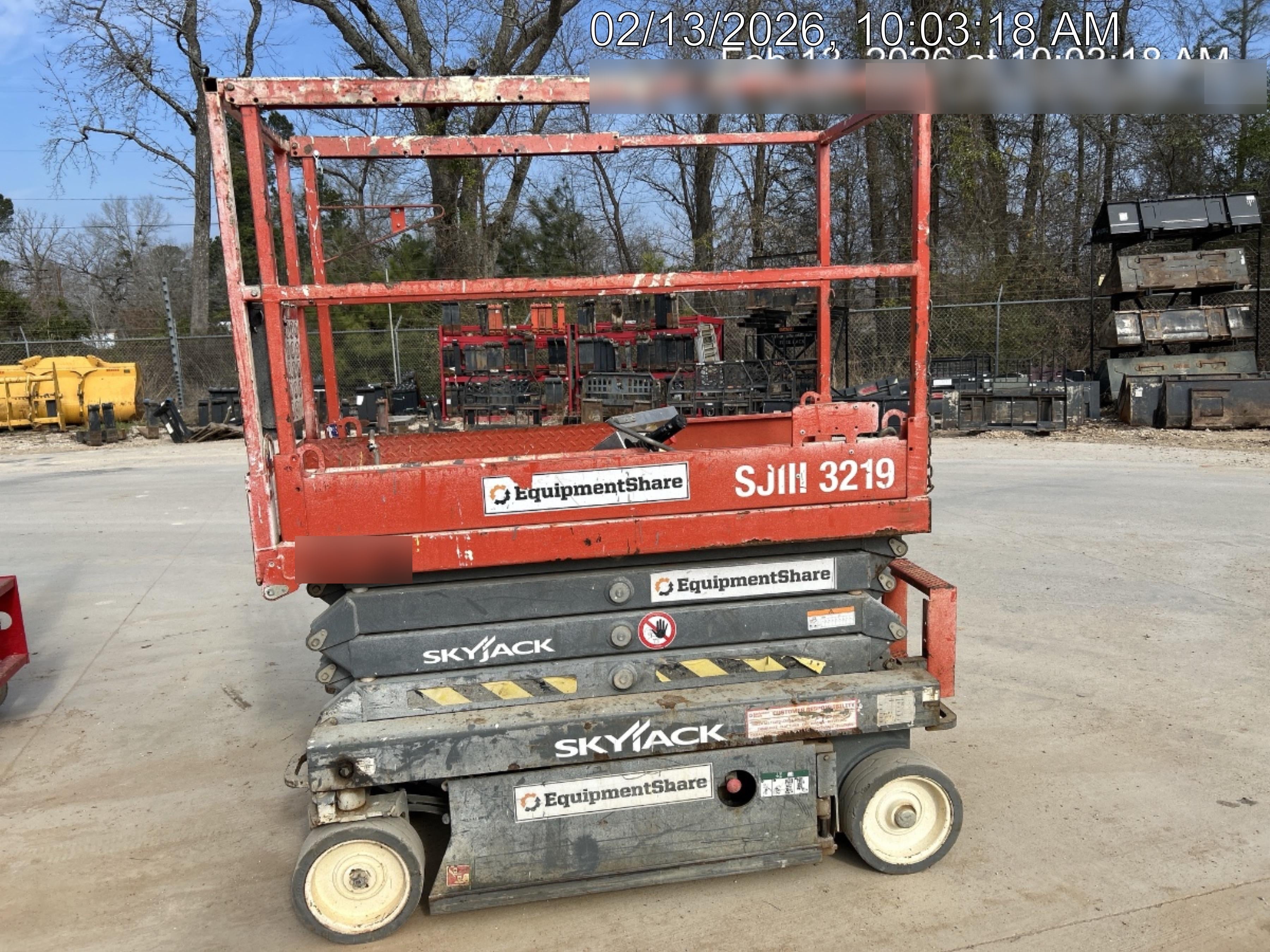 2019 Skyjack SJIII-3219 Standard Options