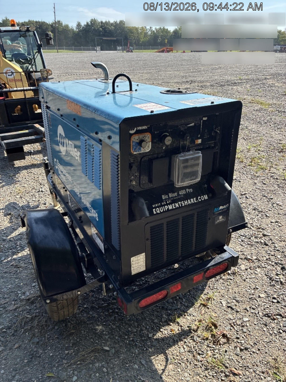 2026 MILLER ELECTRIC BIG BLUE 400