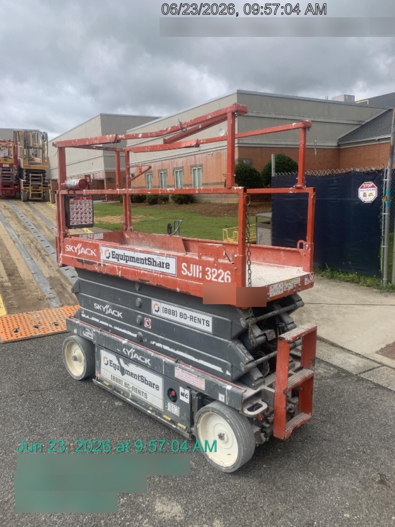 2019 Skyjack SJIII-3226 Standard Options, Trojan Batteries
