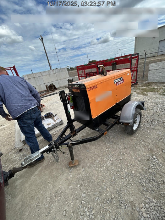 2022 Lincoln Electric LE400 Kubota V1505, Trlr, Cable Rack, Light Kit, ES Decals, T3