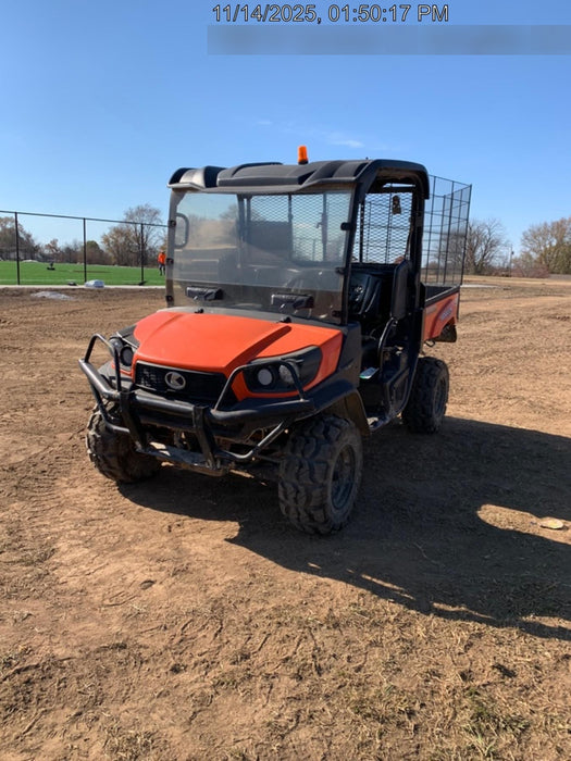 2019 Kubota RTV-XG850WL-H 4wd Utility Cart, Gas, 2 Seat, LED Strobe, Windshield Tempered Glass, Plastic Canopy, Wire Harness Kit, Backup Alarm
