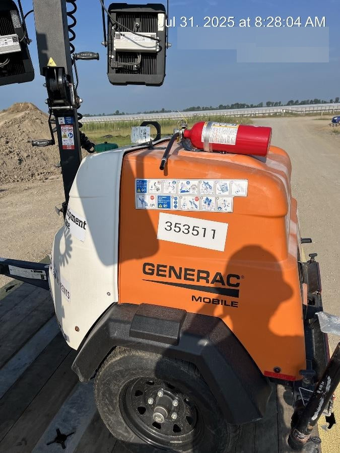 2023 Generac MLT2 Diesel, Flex Switch 120V Input, Powerzone Controller, (4) 320W LED Lights, 4kW Generator, 39.9 Gal Fuel Tank, 2" Ball, T3