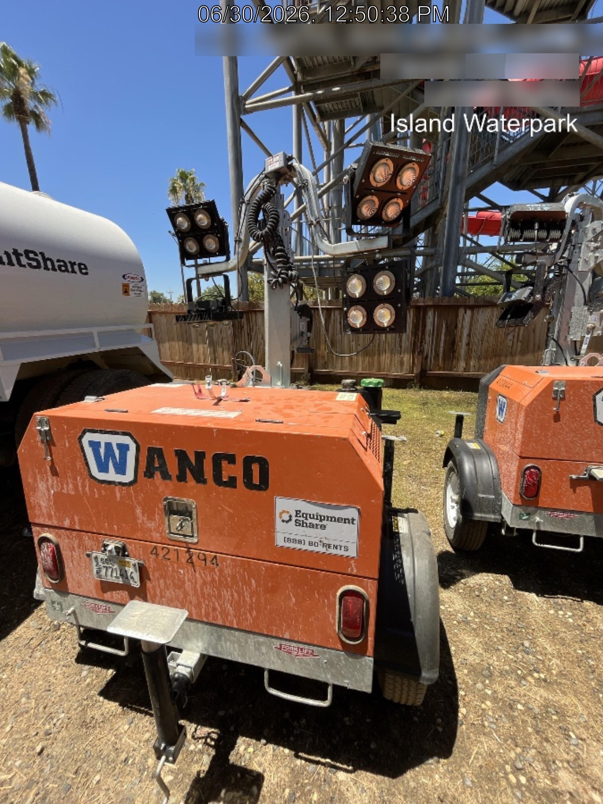 2024 Wanco WLTT-4MM4K Diesel, Deep Sea Controller, Shore Power Plug, Auto Start, (4) 350W LED Floodlights, 4kW Generator, 60 Gal Fuel Tank, 2" Ball, T3