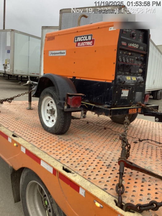 2022 Lincoln Electric LE400 Kubota V1505, Trlr, Cable Rack, Light Kit, ES Decals, T3