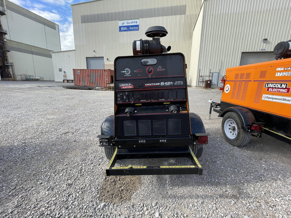 2021 Lincoln Electric Vantage 549X Ready Pak 3, ORANGE (includes trailer, cable rack, fender light kit)