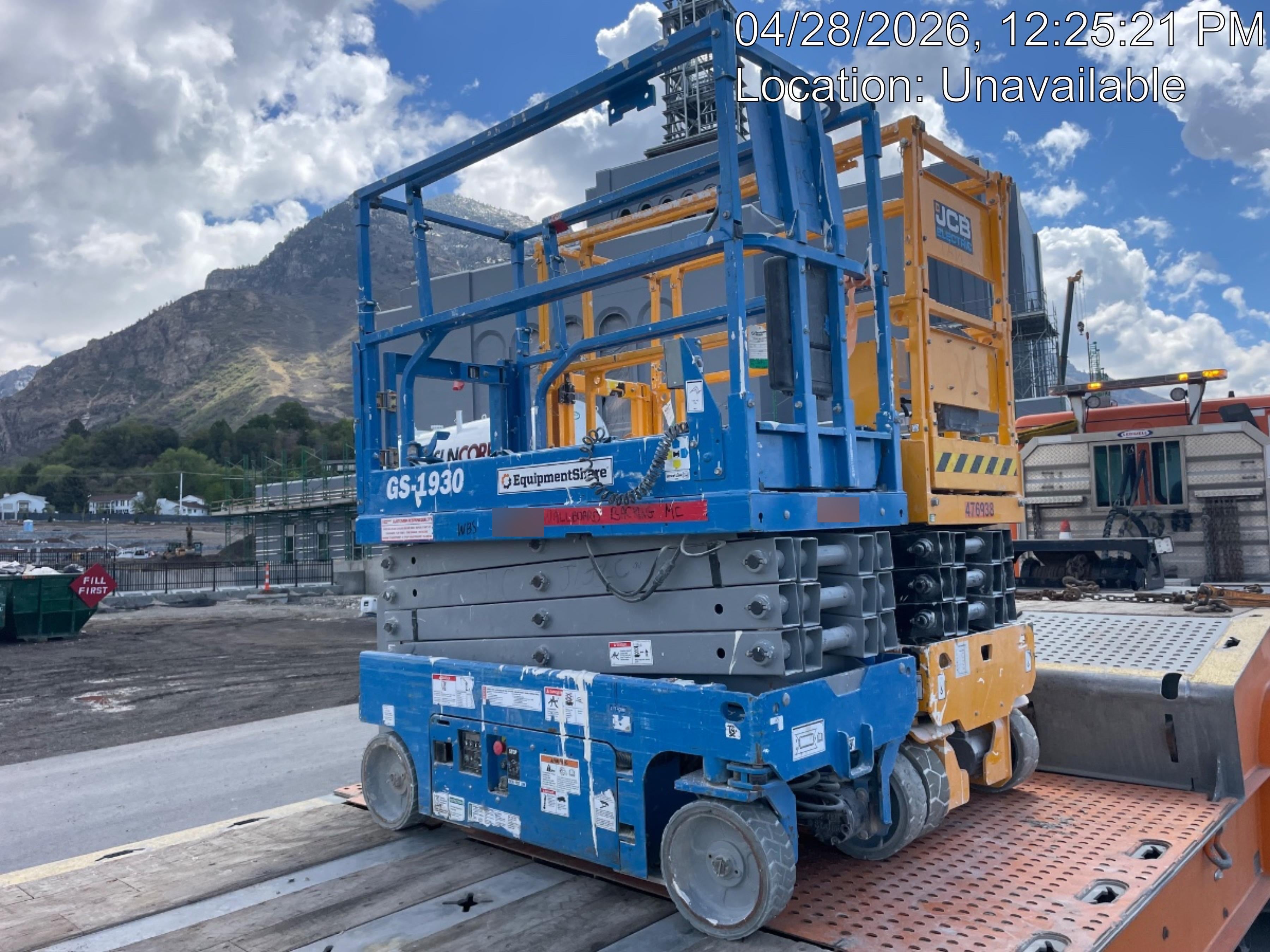 2020 Genie GS-1930 Solid Non Marking Tires, Beacon, Folding rails with half height swing gate