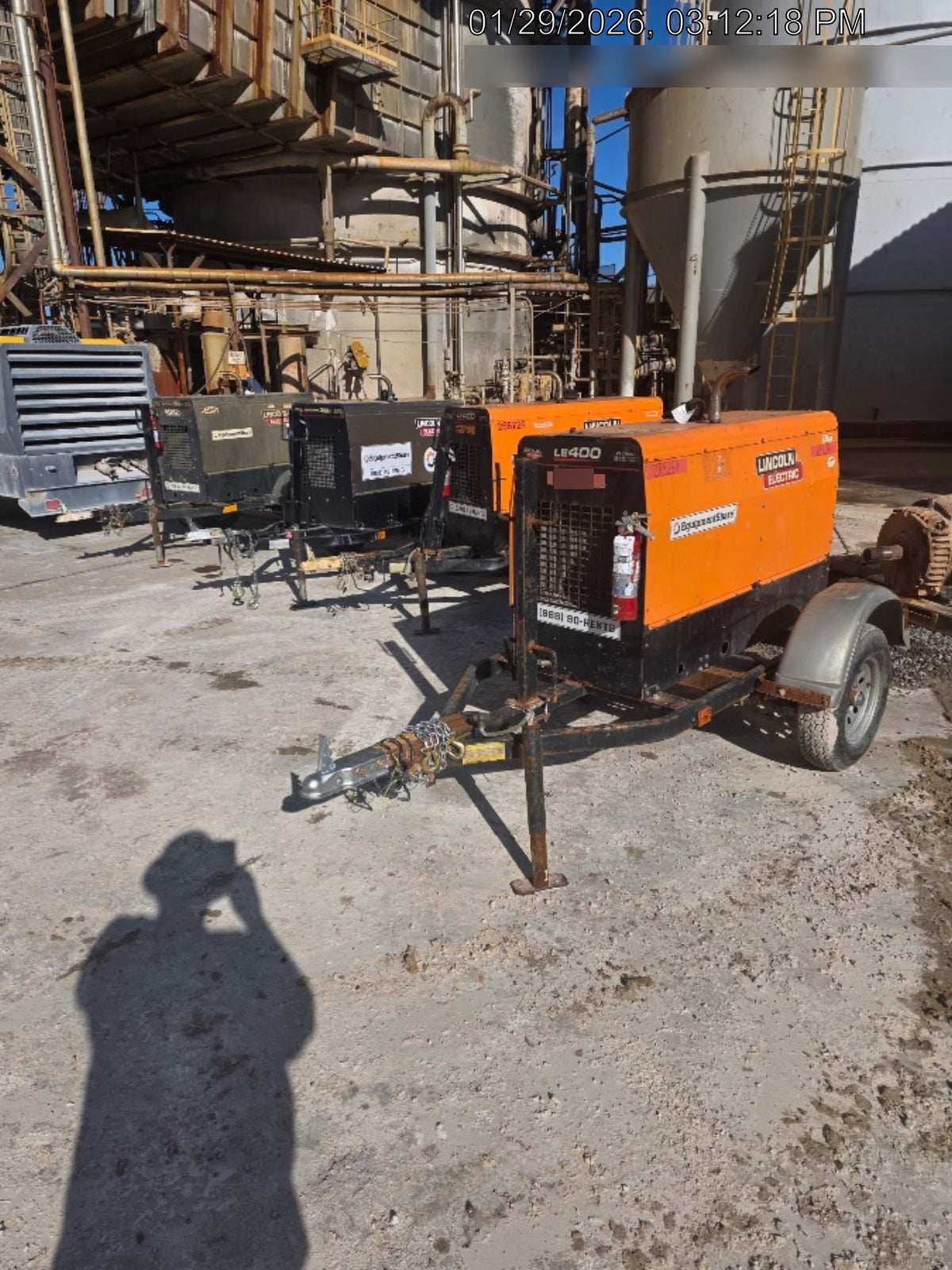 2022 Lincoln Electric LE400 Kubota V1505, Trlr, Cable Rack, Light Kit, ES Decals, T3