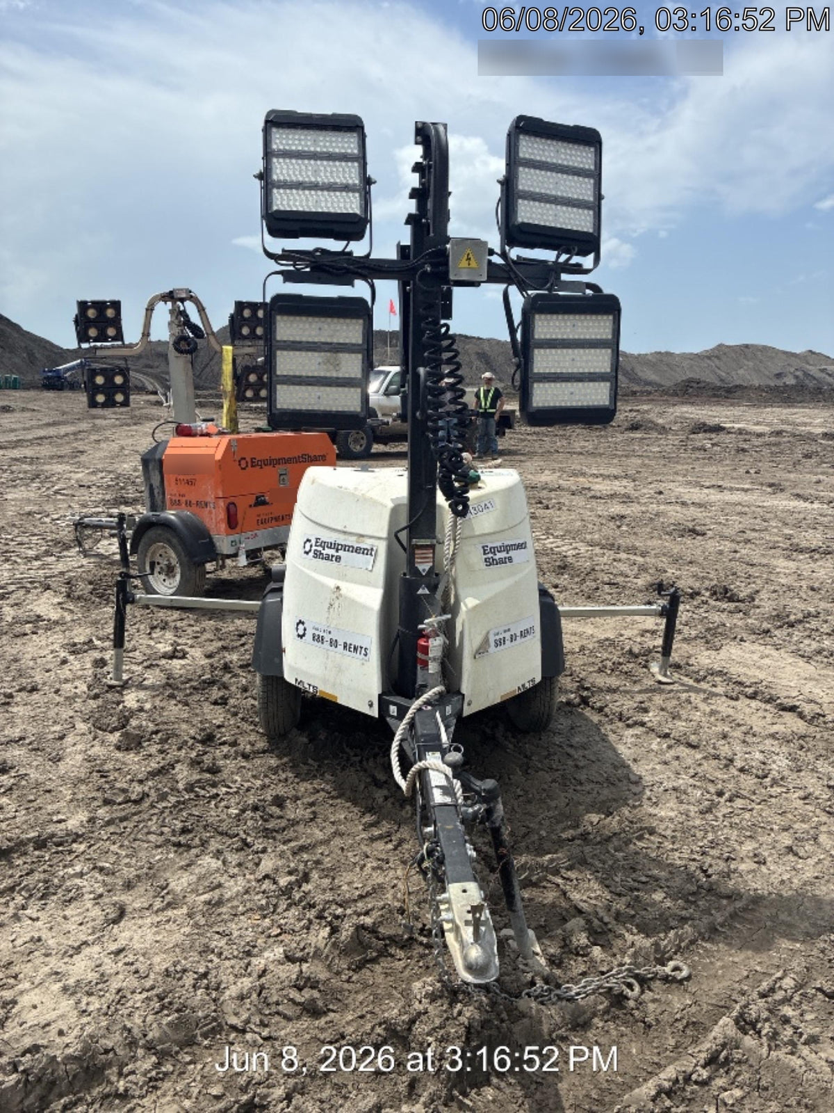 2024 Generac MLT2 Diesel, Flex Switch 120V Input, Powerzone Controller, 
(4) 320W LED Lights, 4kW Generator, 39.9 Gal Fuel Tank, 2" Ball, T3