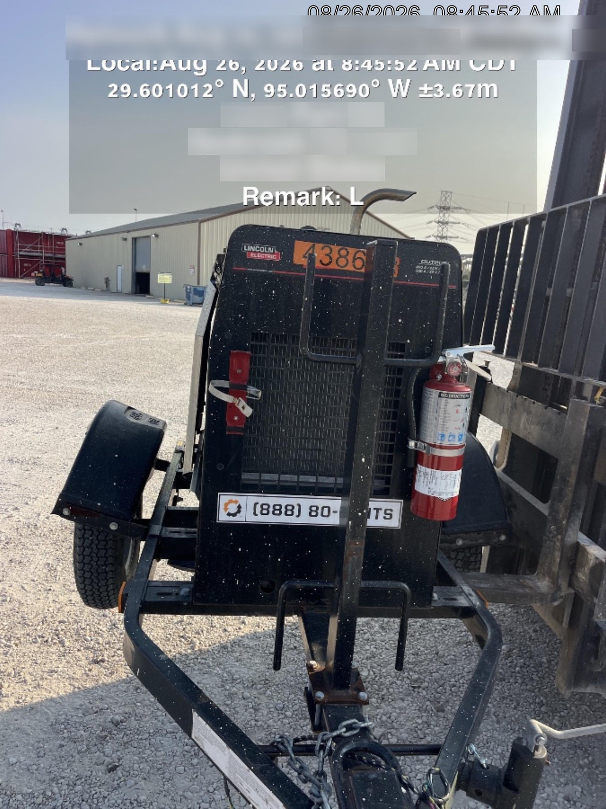 2024 Lincoln Electric LE400 Kubota V1505, Trlr, Cable Rack, Light Kit, ES Decals, T3
