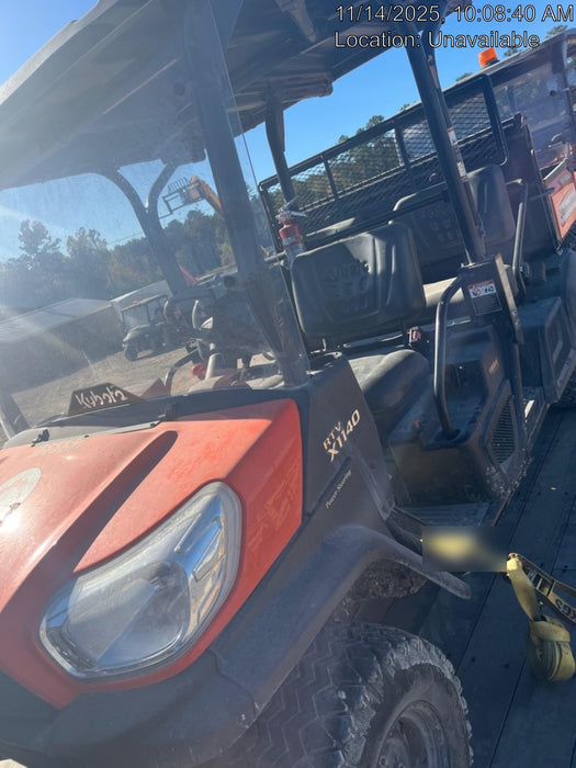 2021 Kubota RTV-X1140W-H Plastic Canopy, Windshield Acrylic Clear, LED Strobe Light, Wire Harness Kit, Back up Alarm