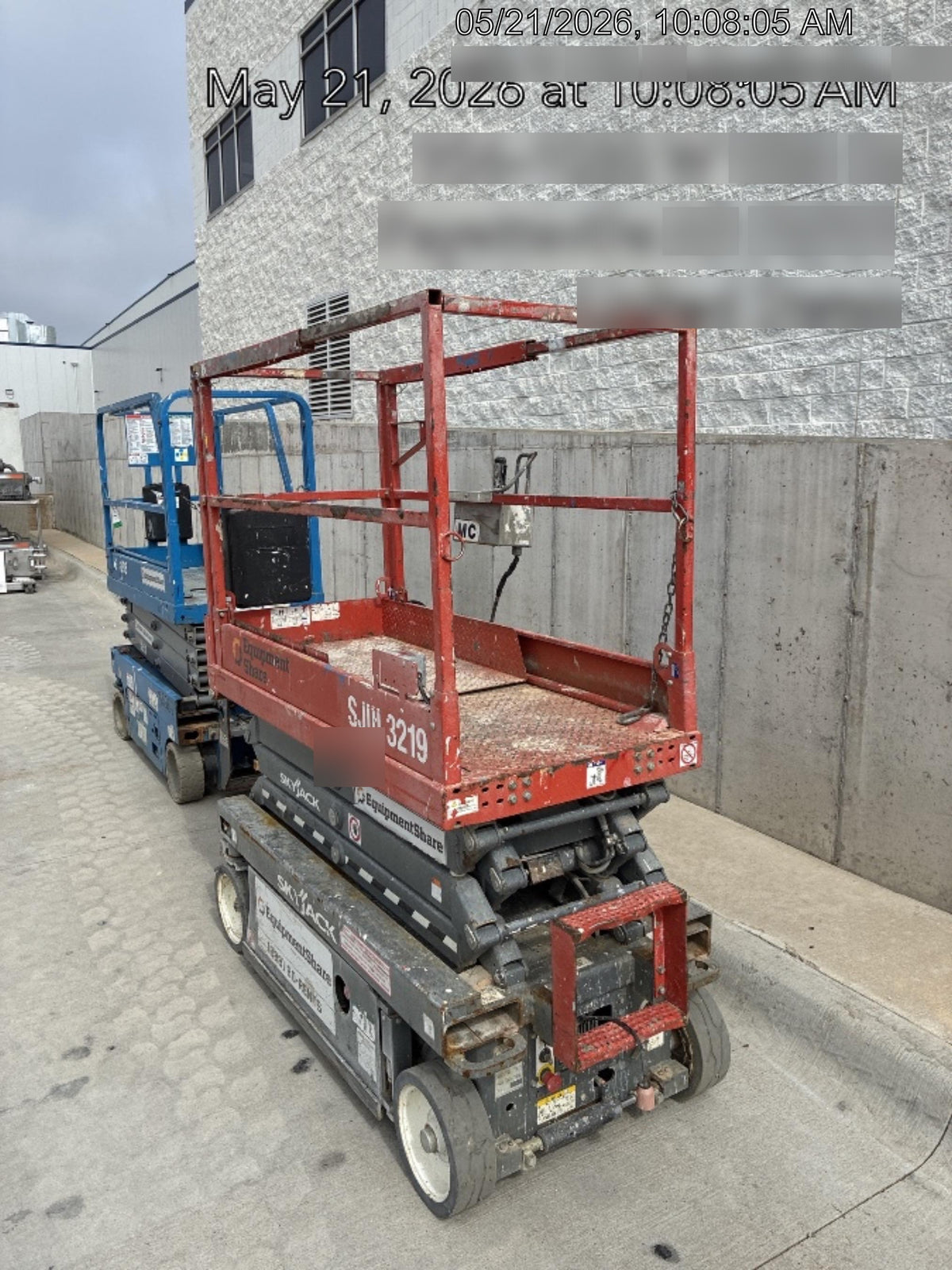2019 Skyjack SJIII-3219 Standard Options, Trojan Batteries